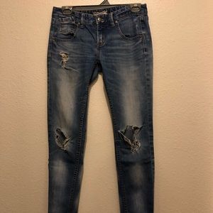 Free People Distress Jeans